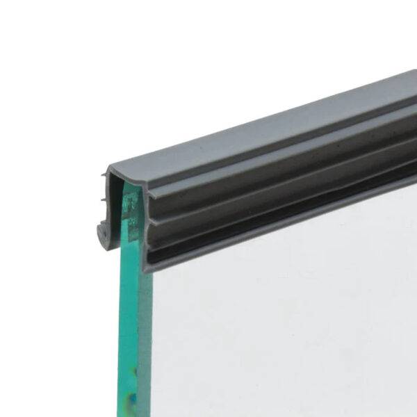 Rubber U Channel for 1/4" (6 mil) glass