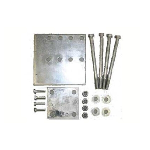 TimberTech Deck Mount Kit – Surface-mounting hardware for Secure-Mount Posts, designed for strong, code-compliant deck railing installation.