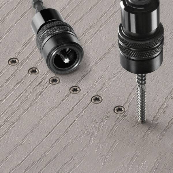 close up shot of the STARBORN depth setter tool in action