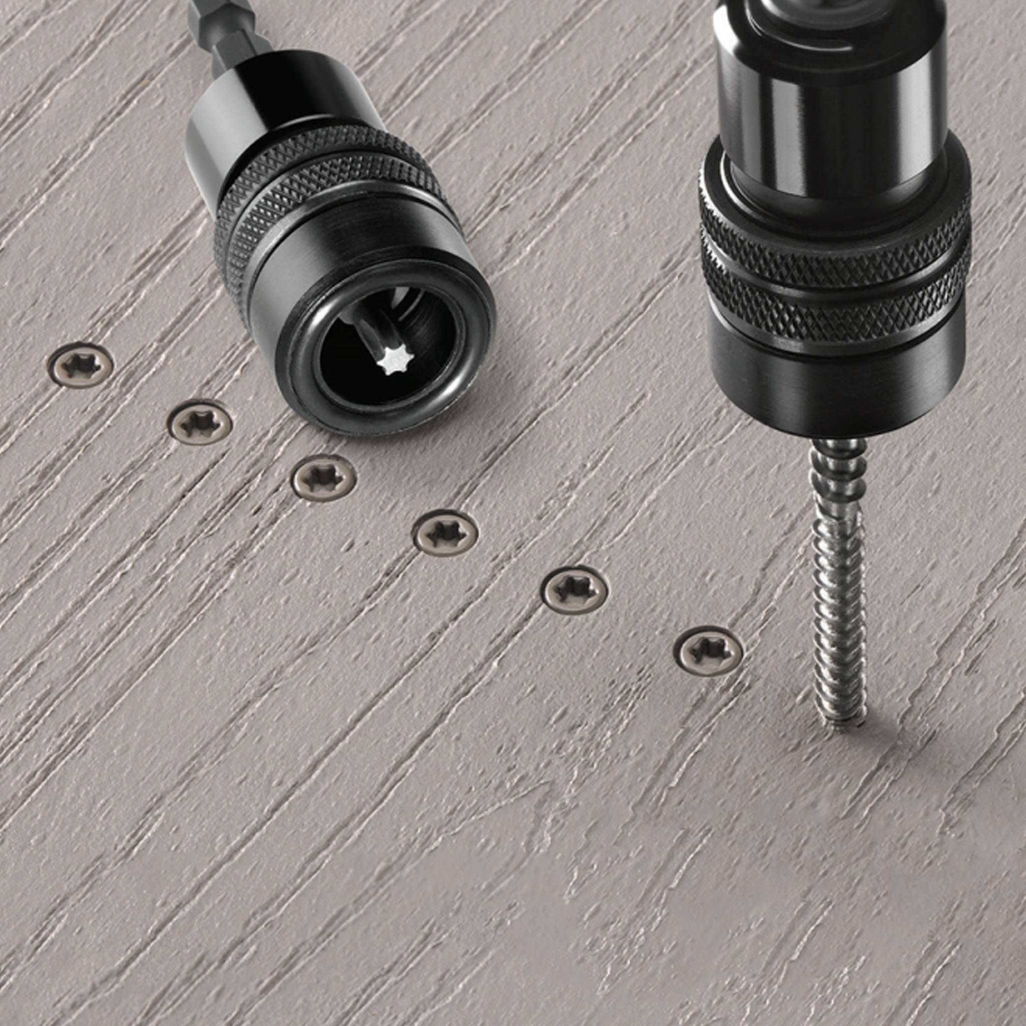 close up shot of the STARBORN depth setter tool in action