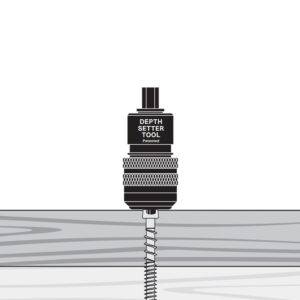depth setter tool in action