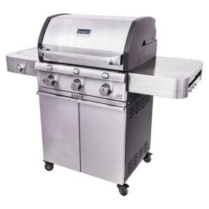 SABER 3 burner stainless steel grill - with side burner