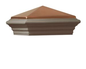 Cast Stone Caps with woodland Grey trim
