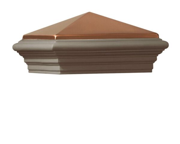 Cast Stone Caps with woodland Grey trim