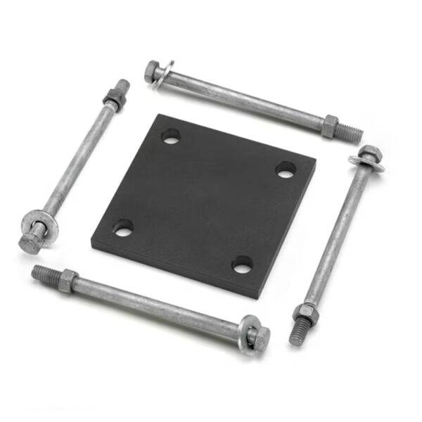 TREX aluminum post mounting plate