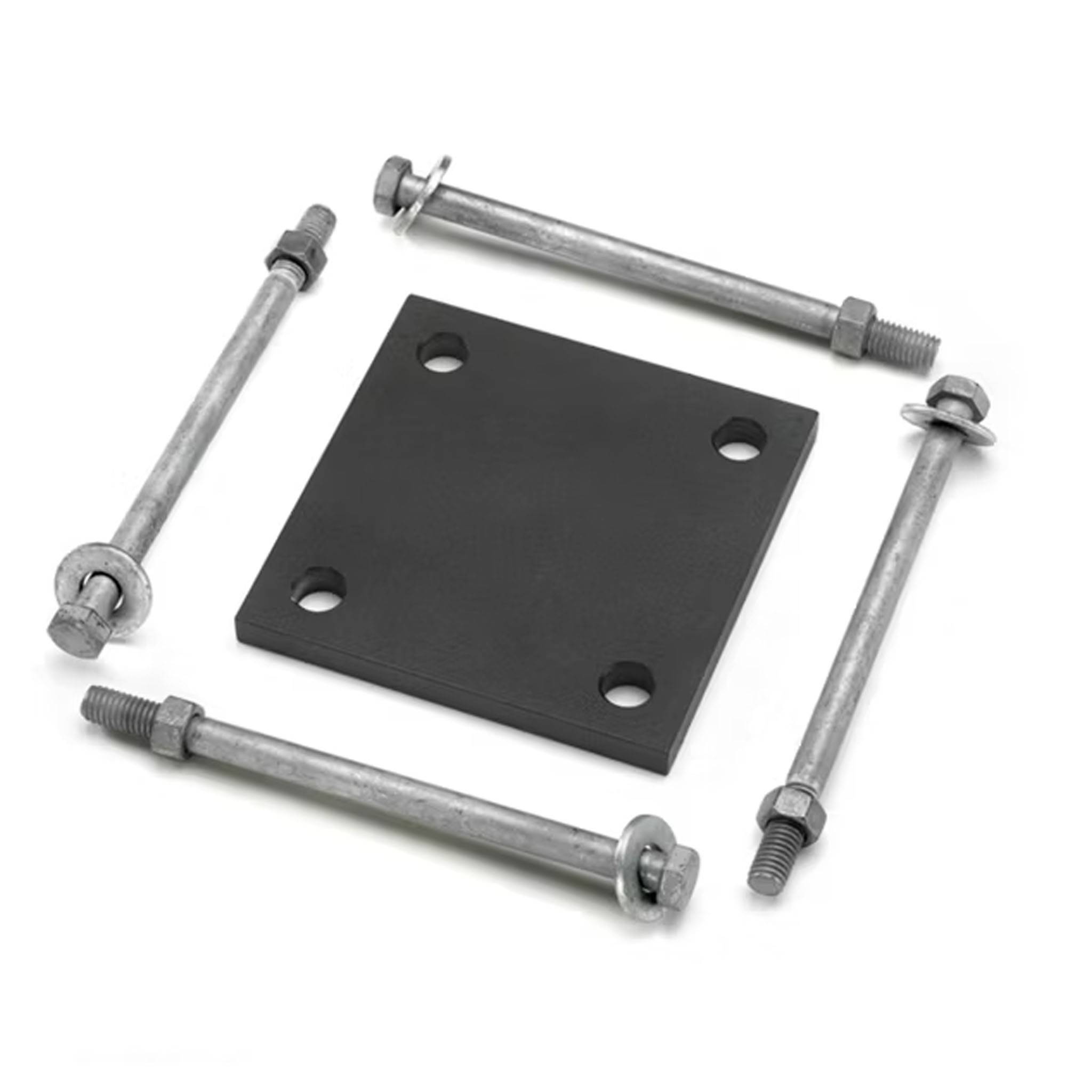 TREX aluminum post mounting plate