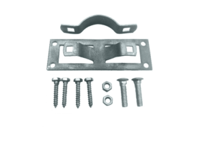 Steel to wood fence bracket