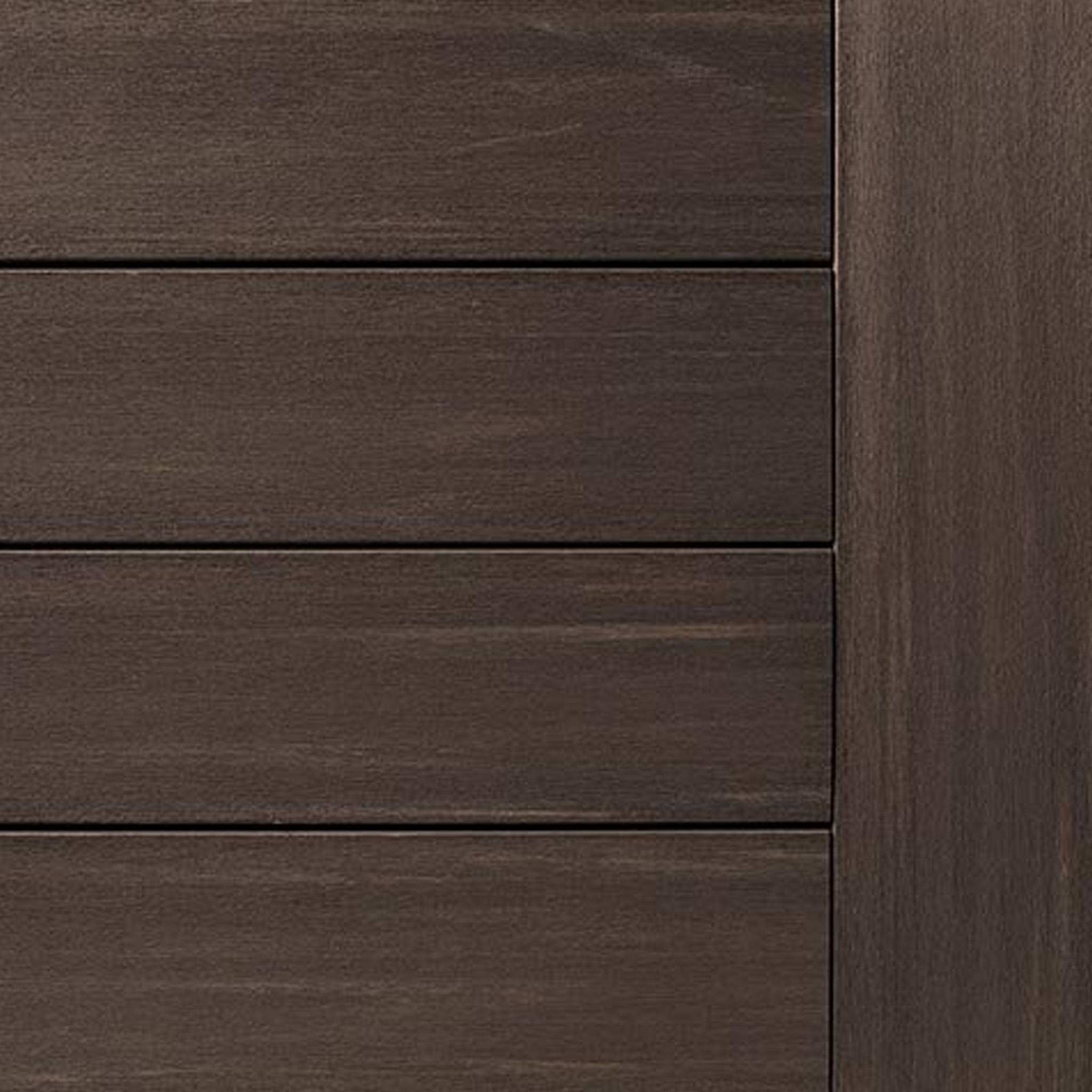 close up of AZEK Vintage Collection Dark Hickory PVC deck boards