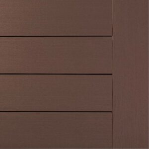 close up shot of TimberTech EdgePrime Collection - Dark Teak composite deck boards