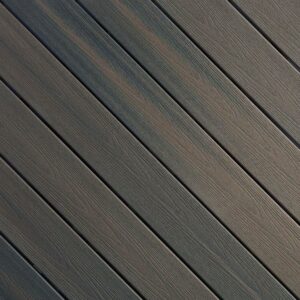 close up look at FIBERON Sanctuary Latte - composite decking