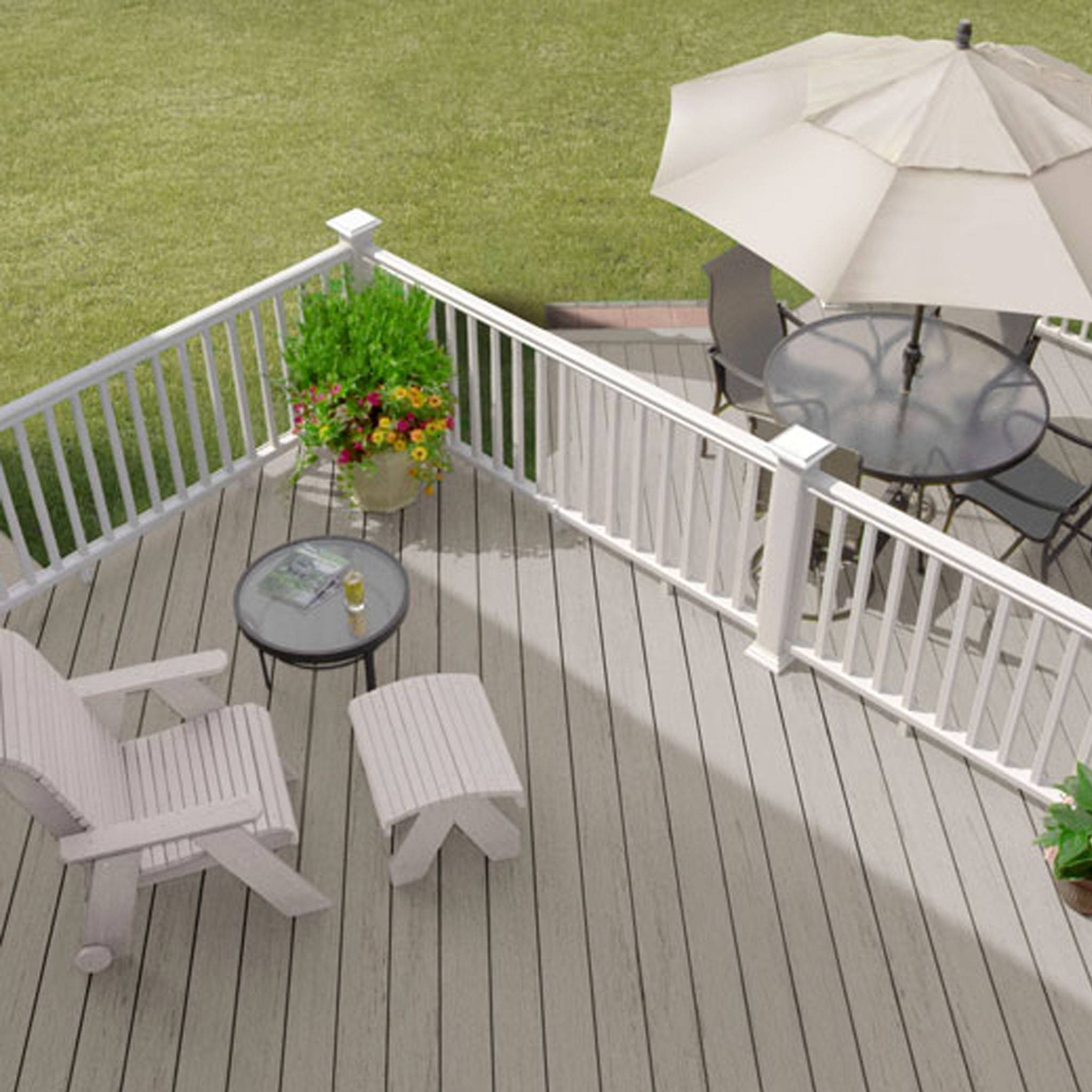 TimberTech Terrain+ - Weathered Oak - composite decking