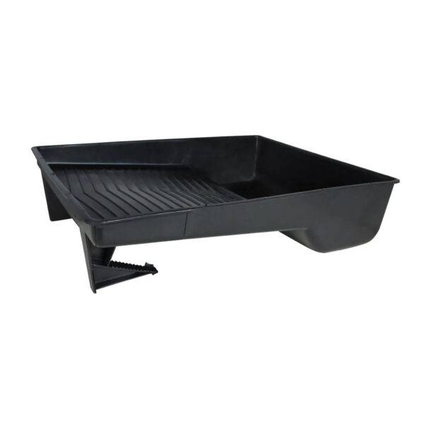 black plastic paint tray