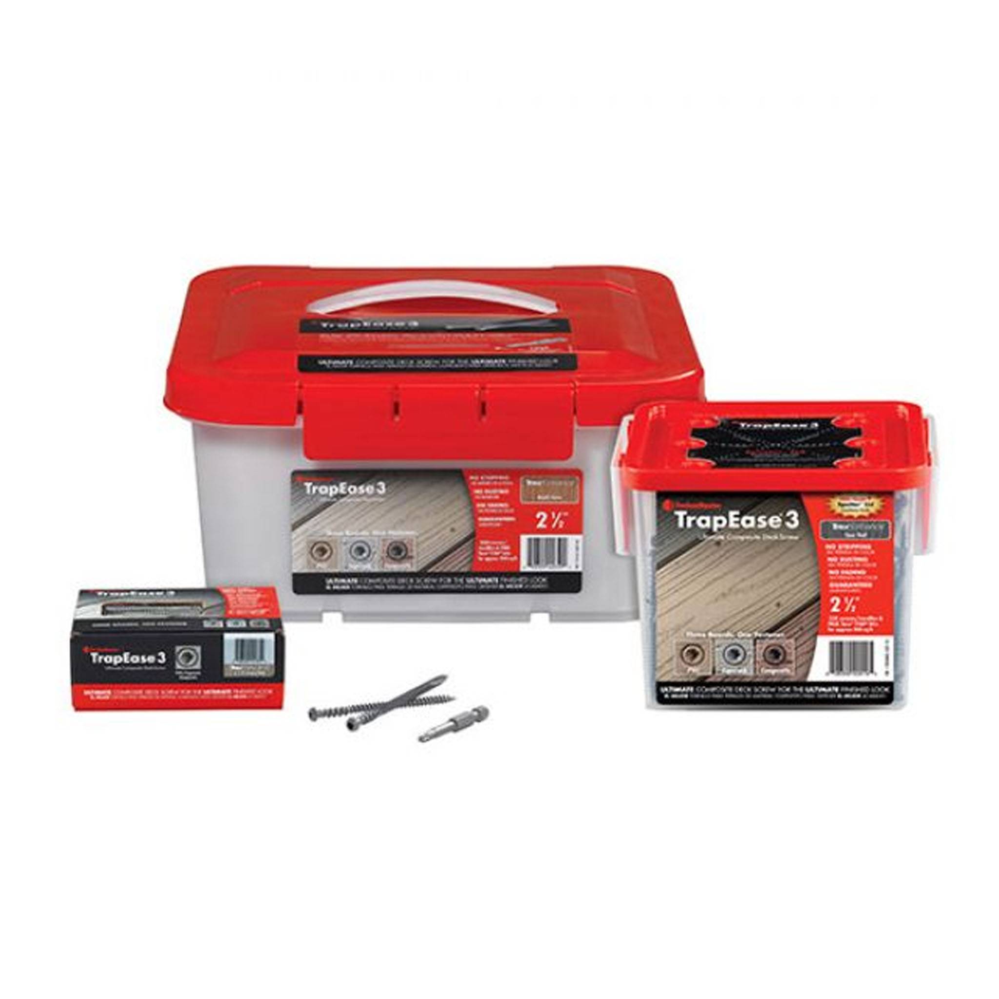 TRAPEASE deck screws
