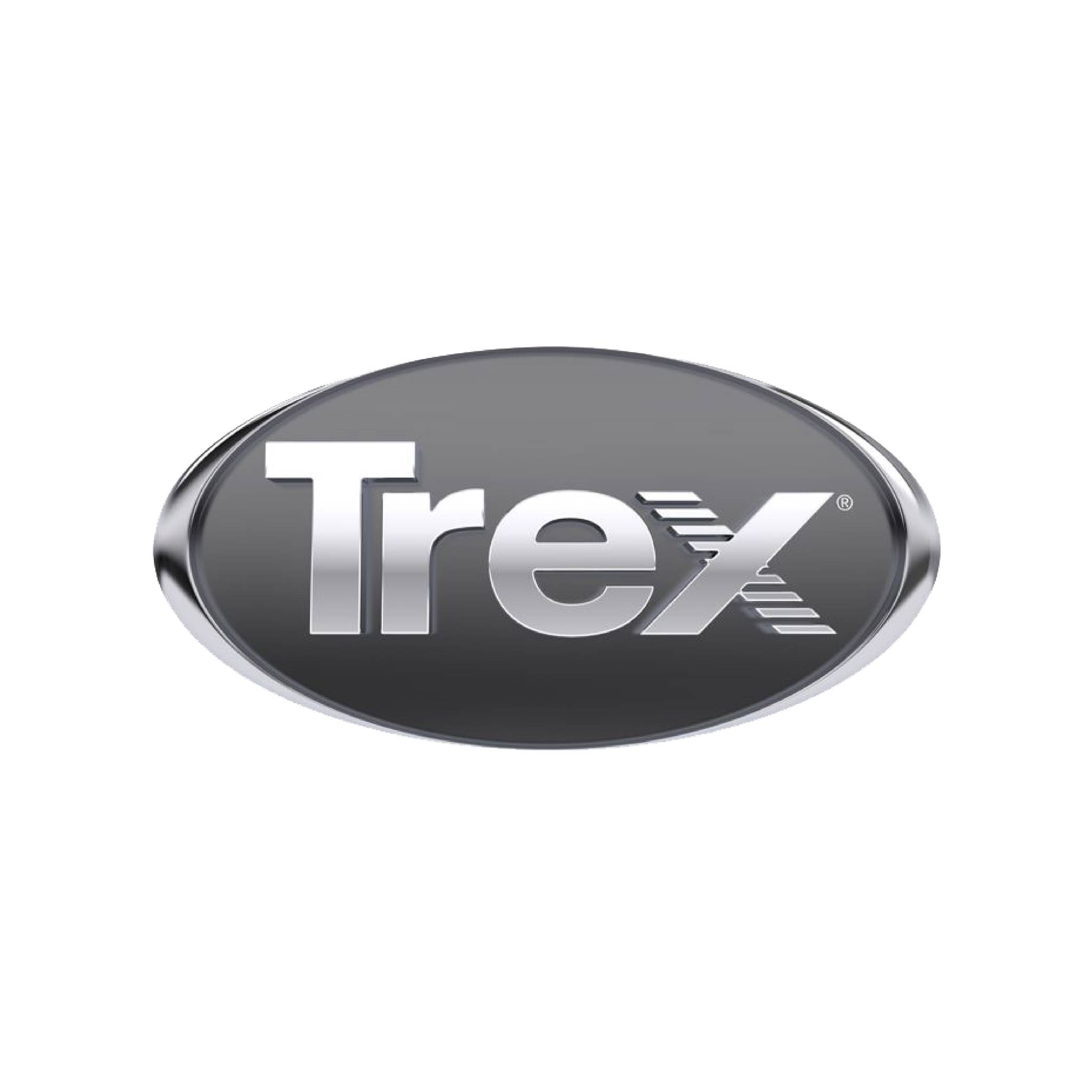 Trex logo – Leading brand in high-performance composite decking and railing solutions, known for durability, style, and sustainability.